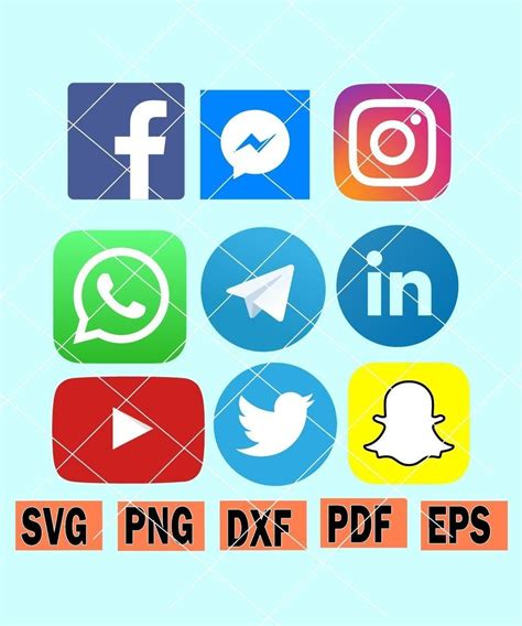 Social Icons Svg SVG HUBS