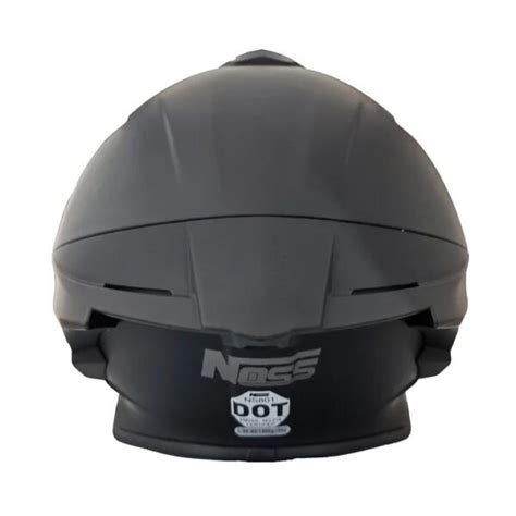 CASCO NOSS NS 801 CERRADO SOLID NEGRO MATE JABS MOTO