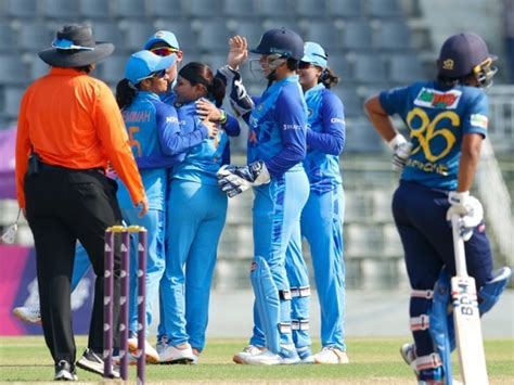 Bowlers Guide India Women’s Team To Win 7th Asia Cup Title Defeating Sri Lanka In Final Sports