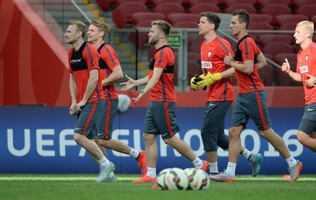 Polish National Soccer Team Players L Editorial Stock Photo Stock