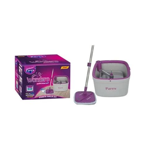 Set Curatenie Parex Wondero Galeata Cu Mop Rotativ Roz Oferta Pret