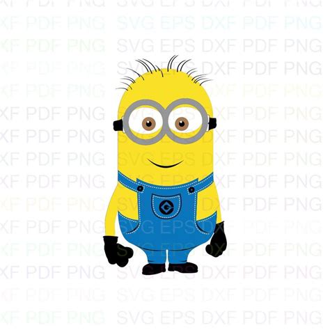 Minion Despicable Me Svg Dxf Eps Pdf Png Cricut Cutting Etsy