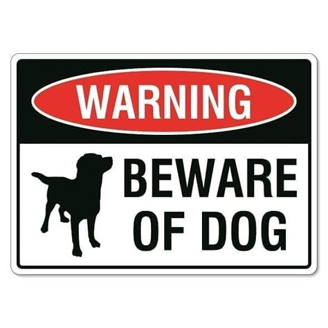 Beware Of Dog Sign