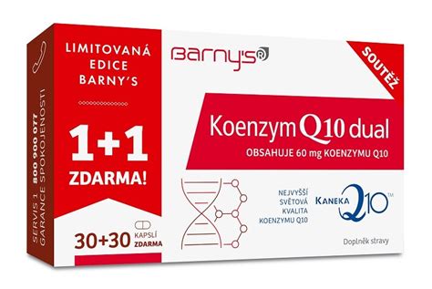 Barnys Koenzym Q10 Dual limitovaná edice 30 30 kapslí skladem BENU cz