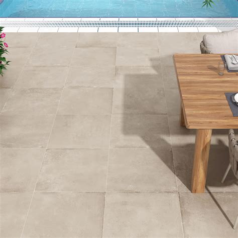 Suelo porcelánico metropolitan efecto cemento bone 60x120 cm c3 artens