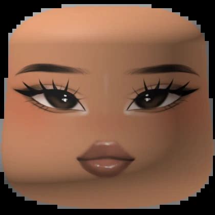 Pretty Girl Makeup Cheeks Head Nougat Skin Tone Roblox Item Rolimon S