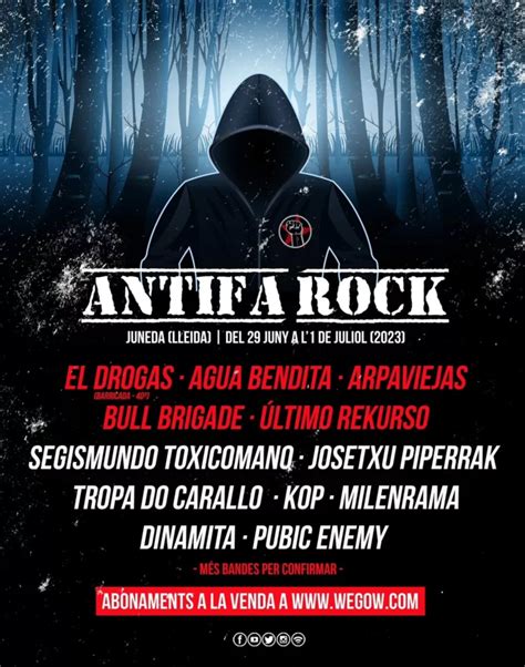 Segunda Tanda De Confirmaciones Del Antifa Rock Juneda 2023 The Sound