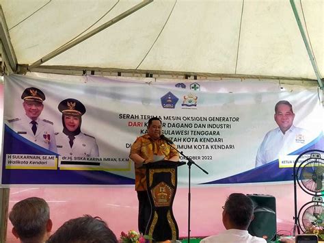 Serahkan Mesin Oksigen Generator Untuk Rsud Kendari Ini Harapan Ketua