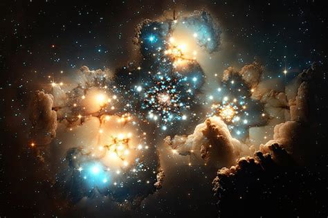 Un cúmulo de estrellas se muestra en esta imagen del telescopio