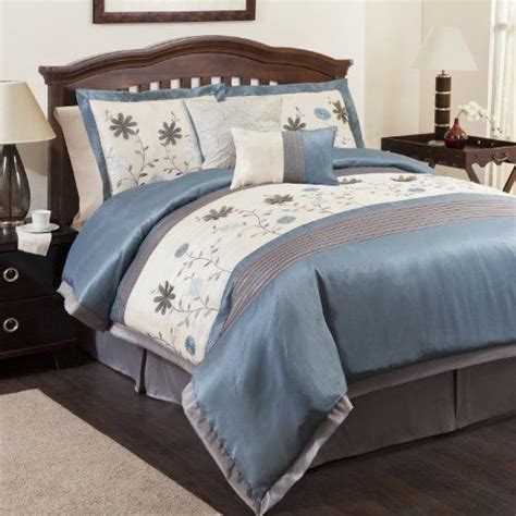 Lush Decor Monica 6piece Comforter Set King Blue Click On The Image