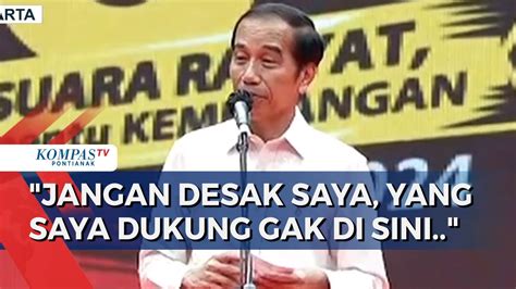 Jokowi Buka Rakernas Projo Minta Relawan Jangan Tergesa Gesa Ojo