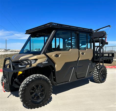 2023 Can Am Defender Max Limited Project Gold Chain Ranch Armor Utv