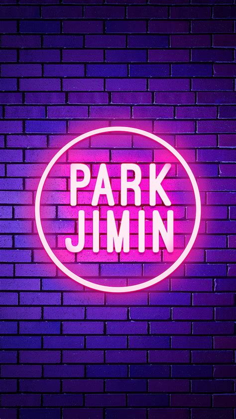 Park Jimin BTS BTS Band Neon Park Jimin HD Phone Wallpaper Peakpx