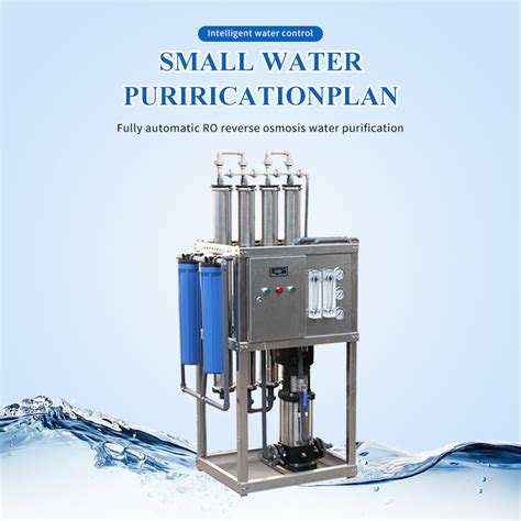 Lph Purified Drinking Water Treatment Plant T Ro Desalination