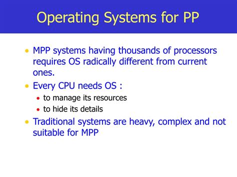 Ppt Parallel Processing Architecture Overview Powerpoint