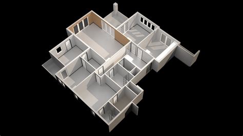 3d Floor Plan Model Turbosquid 1753269