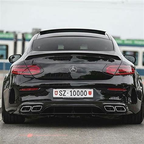 Mean Rear Endc63 Mercedes Car Benz Mercedes Benz