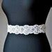 Crystal Luxury Bridal Sashwedding Dress Sash Beltpearls Etsy