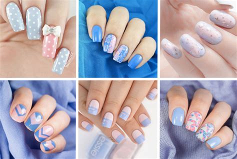 20 Incredible Pink and Blue Nails [Pantone 2016 Round-Up]