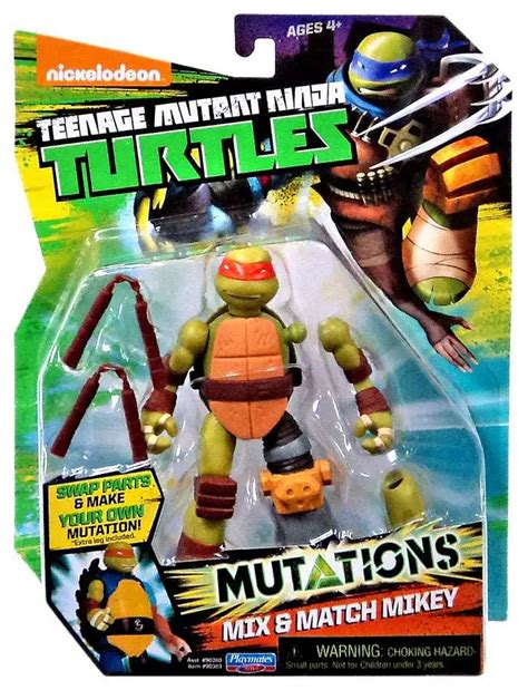 Teenage Mutant Ninja Turtles Nickelodeon Mutations Mix Match Mikey 4