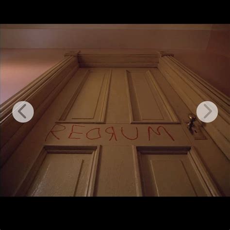 Redrum The Shining Stanley Kubrick Horror Movies