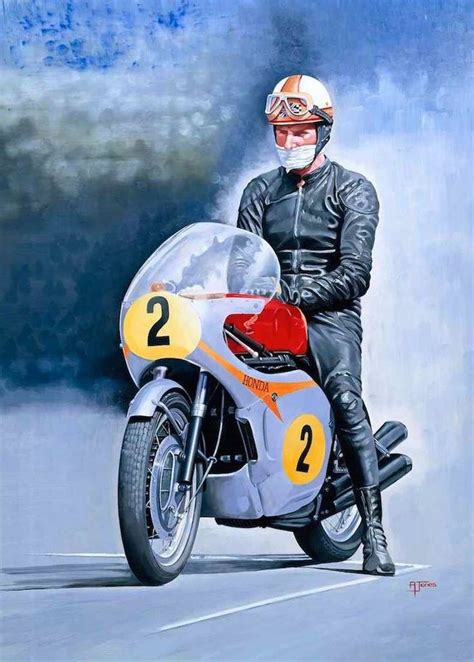 Pin By Quique Maqueda On Motorcycle Artworks Auto Racing Art