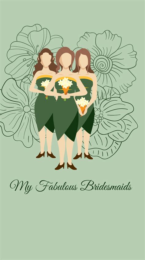 Free Bridesmaid Mobile Wallpaper Template - Edit Online & Download | Template.net