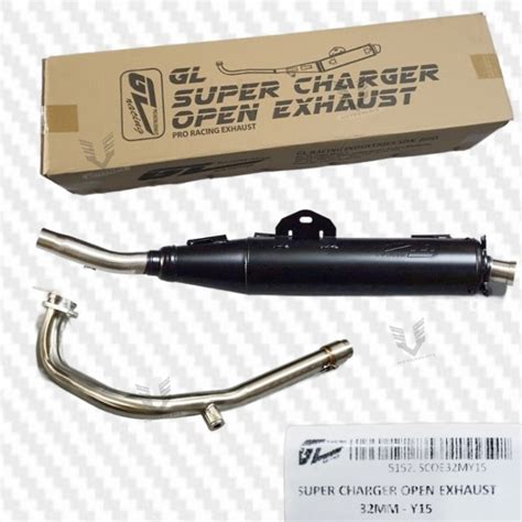 Y15zrrsx150rs150lc135 Gl Racing Super Charger Open Exhaust Racing