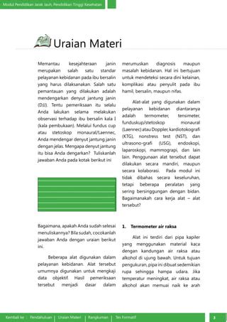 Jenis Dan Cara Kerja Alat Pelayanan Kebidanan Pdf