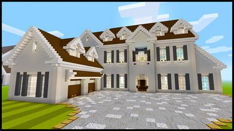 Minecraft How To Build A Large Suburban House Part Youtube