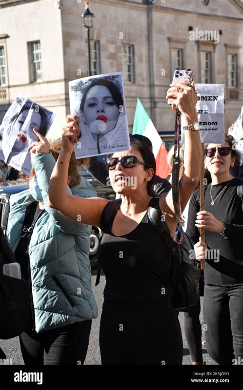 London Gro Britannien Oktober Protest In London Ber Den