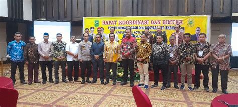 Gelar Rakor Dan Bimtek FKDM Se Riau Serahkan Rekomendasi ATHG Kepada