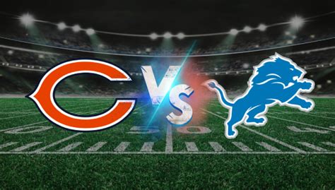 Bears vs Lions Pronóstico deportivo gratis NFL