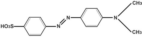 Structure Of The Methyl Orange Dye Molecule Download Scientific Diagram