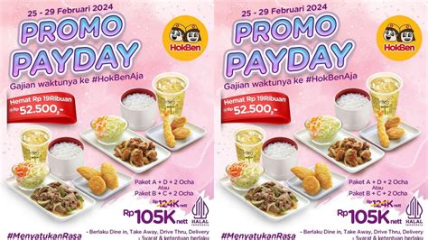 GEBYAR Diskon Promo HokBen 25 29 Februari 2024 Nikmati Paket A D