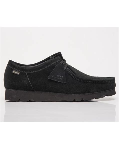 Clarks Originals Wallabee Gore Tex In Black For Men Lyst Uk