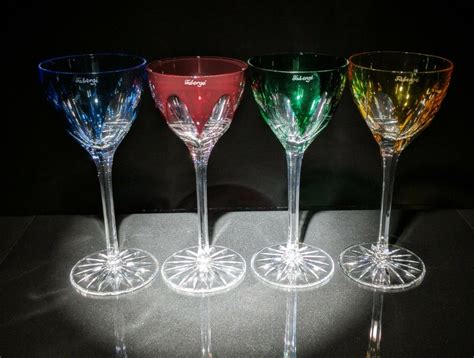 Faberge Wine Glasses Set Of 4 In Original Presentation Case