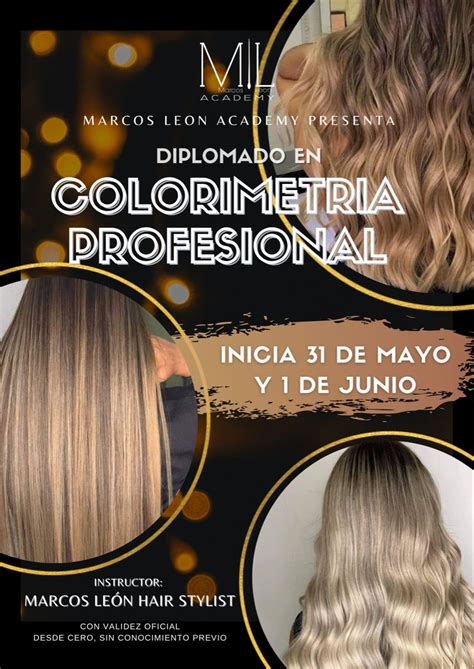 Flyer Diplomado En Colorimetria Cosas De Peluqueria Promociones De