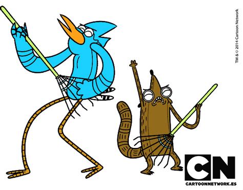 Dibujo De Mordecai Y Rigby Pintado Por En Dibujos Net El D A A