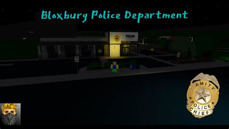 Bloxburg Police Department Speedbuild Part 1 Exterior 42k