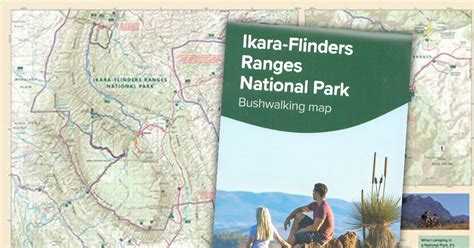 Ikara Flinders Ranges National Park Bushwalking Map Topographic The