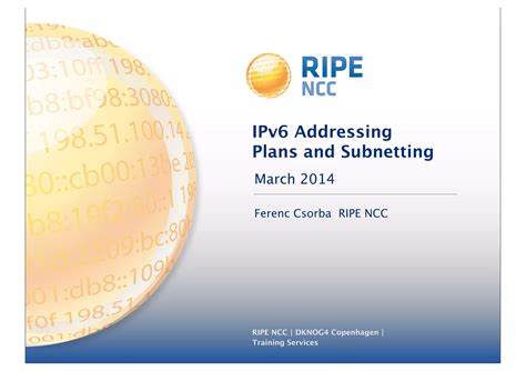 Ipv Addressing Plans And Subnetting Ppt