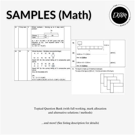 P3 P4 Ems 2024 Bundle Package English Math Science P3 P4 Psle Notes Past Year Papers