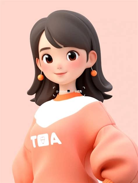 青春少女 3d Ip人物 Mj文生图