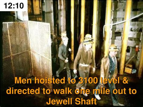Ppt The Sunshine Mine Disaster A Case Study For Emergency Response
