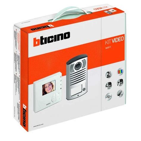 Kit Videocitofonico Monofamiliare Classe 100V12B Bticino 365511