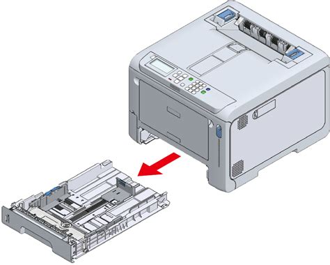 Loading Paper In Tray 1 OKI