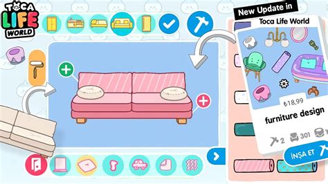 What Toca Boca New Furniture Designer 😱 Toca Life New Update 148