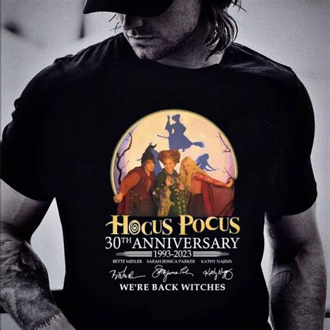 Hocus Pocus Th Anniversary We Re Back Witches Signed Shirt