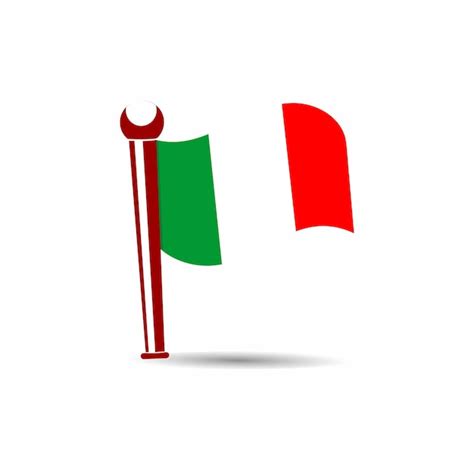 Premium Vector Italian Flag Vector Design